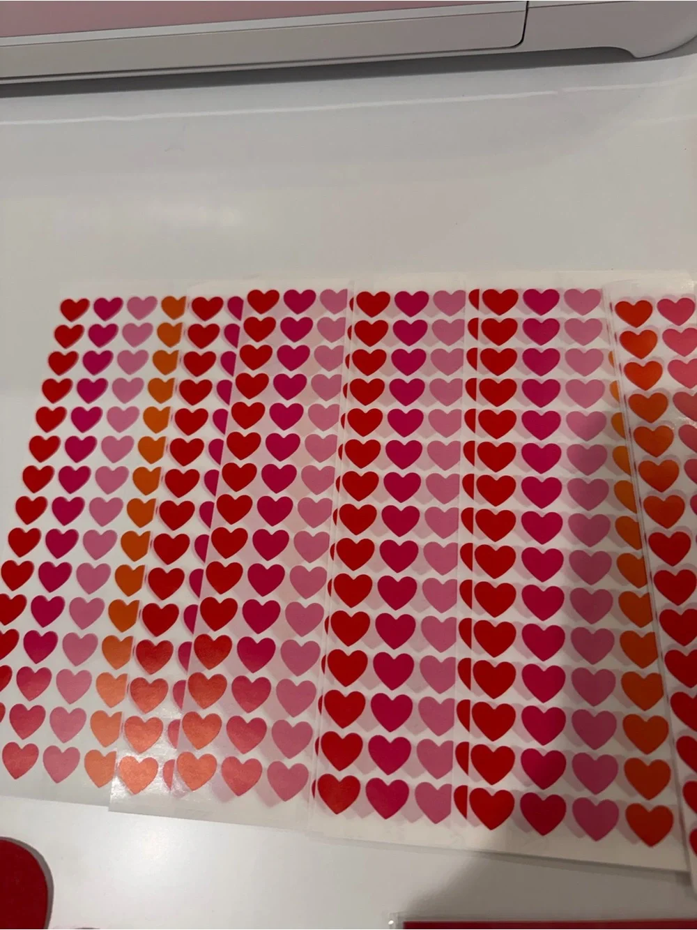 Valentine’s Day February Heart Stickers & Doilies for Crafts & School